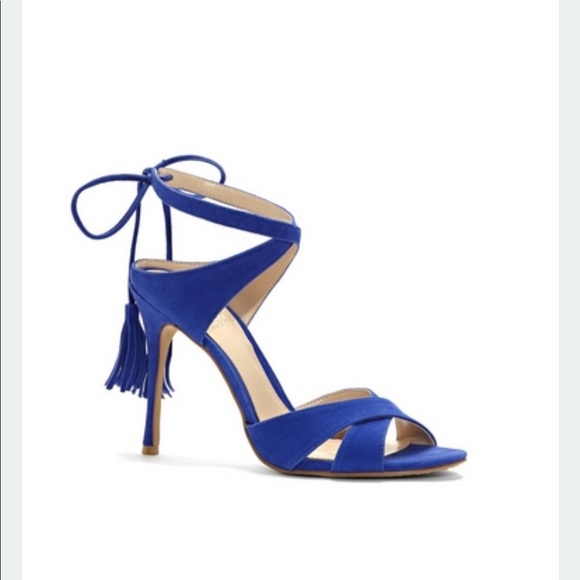 🌹HP🌹Vince Camuto VC-Kendalyn Blue Suede HeelsNWT - Picture 2 of 6